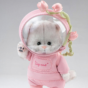 Котик Lina TeddyTales, космонавт "Розовое чудо", 25 см